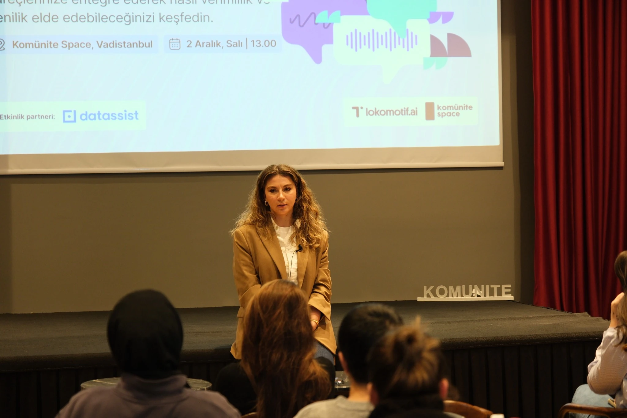 Nesibe Kırış Can, Komünite Space’te Lokomotif AI oturumunda